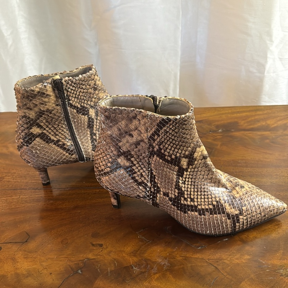 New!! Cordani Garvie Python Snake Print Bootie - image 5
